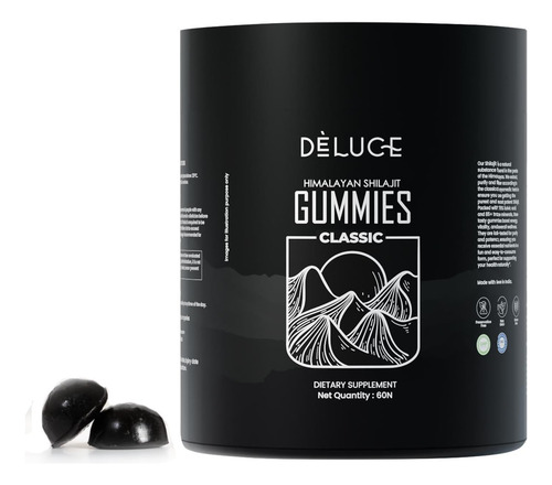 Puro Himalaia Shilajit Gummies (60 Contagem) | 75%+ Ácido E