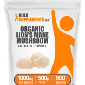 Pó De Extrato De Cogumelo Juba De Leão Orgânico - Pó De Supl