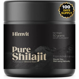 Resina Shilajit Orgânica Pura Do Himalaia Com Relatório De L