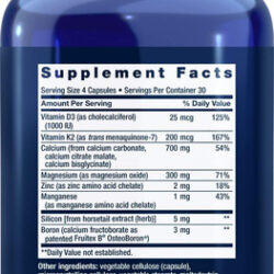 Restauração Óssea Com Vitamina K2 120 Cápsulas-pack-3