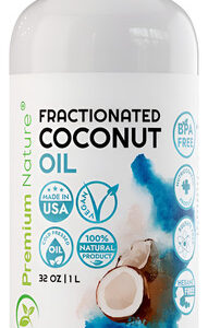Óleo De Coco Fracionado Premium Nature 32 Oz Para Massagem