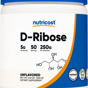 Pó Nutricost D-ribose (250 Gramas)