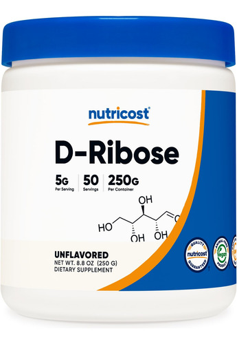 Pó Nutricost D-ribose (250 Gramas)