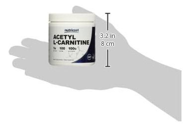 Nutricost Acetil L-carnitina Hci (alcar) 100 Gramas Por Reci - Imagem 6