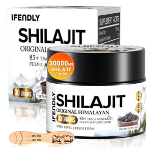 Resina Shilajit Ifendly 600mg, Orgânica E Pura