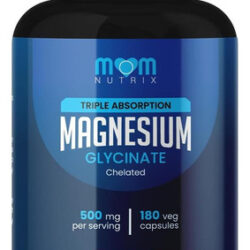 Mom Nutrix Glicinato De Magnésio - 500 Mg Magnésio Quelatado