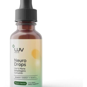 Luv Neuro Drops: Lions Mane E Gotas De Cogumelo Adaptógeno D