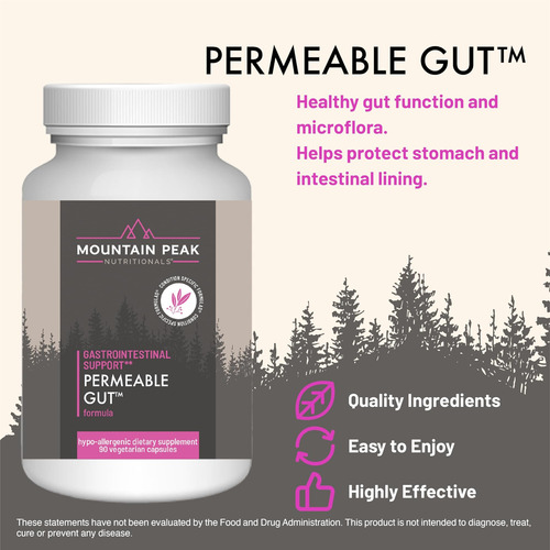 Fórmula De Intestino Permeável Da Mountain Peak Nutritionals - Imagem 2