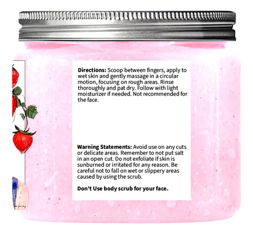 Essencialmente Kates Strawberry Ice Cream Sugar Scrub 10 Onç - Imagem 3