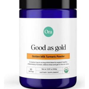 Leite Em Pó Dourado Orgânico Ora - Cúrcuma Em Pó Ayurvédica