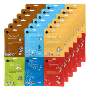 Máscara Facial Celavi Essence Hidratante 36 Máscaras 6 Sabor