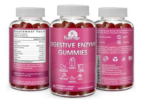 Gomas Mastigáveis ??de Enzimas Digestivas Para Crianças E Ad - Imagem 5