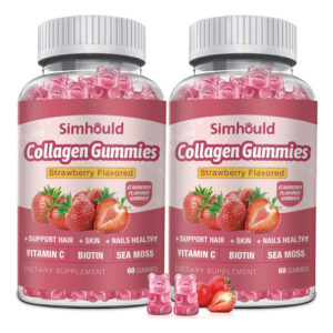 Simhould 2 Pacotes De Gomas De Colágeno Veganas De 2500 Mg P