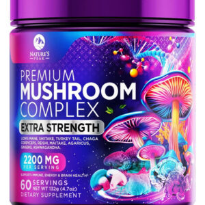 Mistura De Suplemento De Cogumelo Em Pó - Lions Mane Chaga