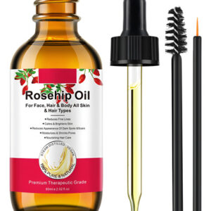 Óleo De Rosa Mosqueta Valleylux 60ml 100% Puro E Natural Mak