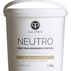 Creme De Massagem Neutro 15kg Hidratação Fragrância Neutra