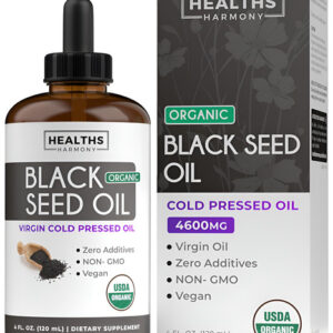 Óleo De Semente Preta Orgânico Healths Harmony Usda 118 Ml M