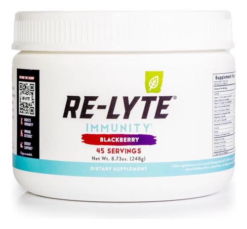 Redmond Re-lyte Immunity, Mistura De Suplemento Multivitamín