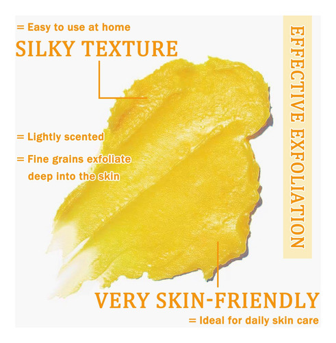 Linghaolh Esfoliante Corporal De Cúrcuma Esfoliante Esfolia - Imagem 4