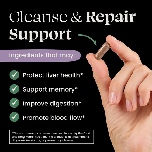 Optimal Prime Liver Cleanse Detox & Repair, Suplemento De Ca - Imagem 7