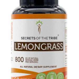 Segredos Da Tribo Capim-limão 60 Cápsulas, 800 Mg, Talo Seco
