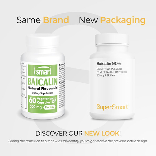 Supersmart - 90% Baicalin 500mg Por Dia (scutellaria Baicale - Imagem 2