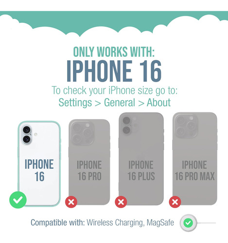 Caso Smartish® iPhone 16 Magsafe - Caso Magnético Magnético - Imagem 5