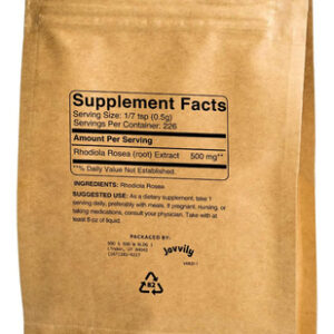 Pó Jovvily Rhodiola Rosea - 4 Onças - Raiz Dourada - Não Ogm