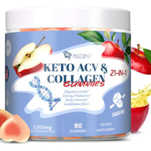 Migcopat 21 Em 1 Keto Acv & Collagen Gummies, Gomas De De E