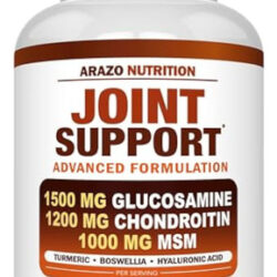 Arazo Nutrition Glucosamina Condroitina Cúrcuma