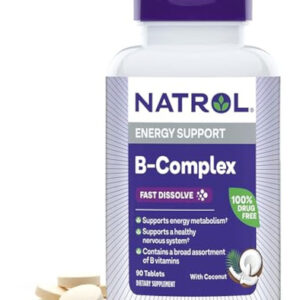 Complexo B De Dissolução Rápida Natrol Suplemento Dietético