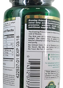 Óleo De Prímula Nature's Bounty 90mg 3 Makeup Cosmetic