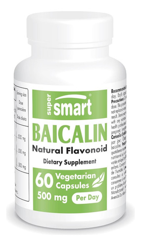 Supersmart - 90% Baicalin 500mg Por Dia (scutellaria Baicale