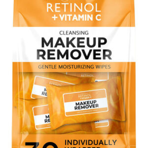 Toalhetes Removedores De Maquiagem Retinol E Vitamina C 30