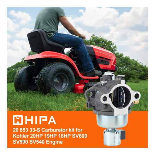 Canguru Hipa S Sv541 Para Kohler Sv600 Sv600s Sv590 Sv590s - Imagem 2