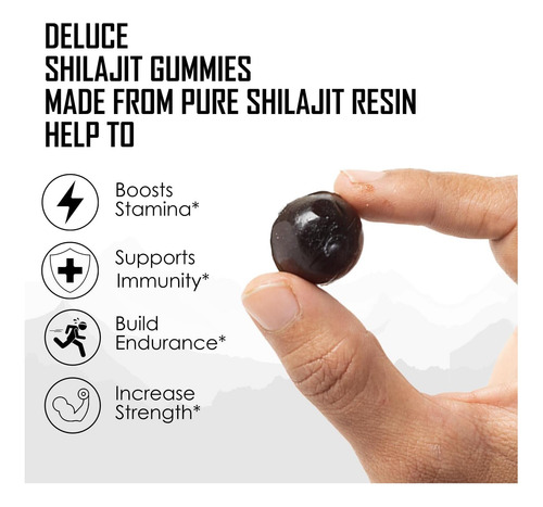Puro Himalaia Shilajit Gummies (60 Contagem) | 75%+ Ácido E - Imagem 2