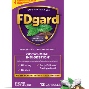 Suplemento Fdgard Gut Health Indigestão Náuseas Inchaço