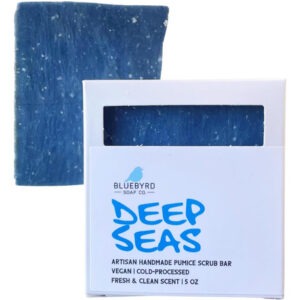 Barra De Sabonete Esfoliante Bluebyrd Soap Co Deep Sea Para