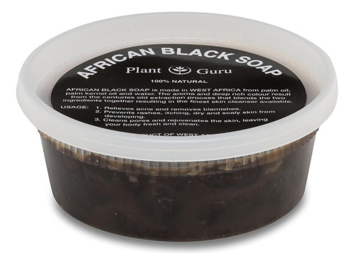 Pasta De Sabão Negro Africano 8 Oz 100% Puro Crudo