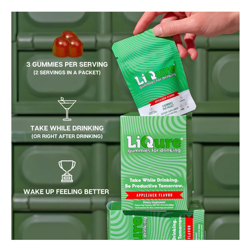 Liqure Gummies Para Beber, Sentir-se Melhor Depois De Uma De - Imagem 3