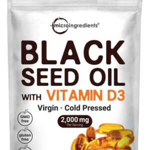 Micro Ingredientes Óleo De Semente Preta 2.000 Mg Com Vitami