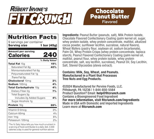 Barras De Proteína De Wafer Fitcrunch, 16g De Proteína E 1-3 - Imagem 3
