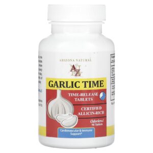 Arizona Natural Garlic Time 600 mg 90 Comprimidos