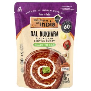 Kitchens of India Dal Bukhara Curry de Lentilhas Pretas Suave 285 g (10 oz)