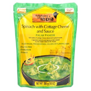 Kitchens of India Palak Paneer Espinafre com Queijo Cottage e Molho 285 g (10 oz)