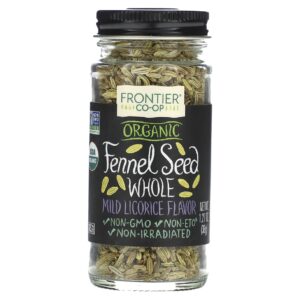 Frontier Co-op Semente de Erva-Doce Orgânica Inteira 36 g (127 oz)