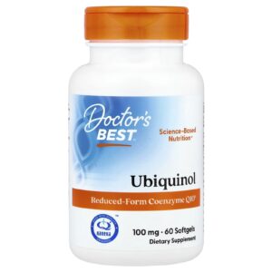Doctors Best Ubiquinol 100 mg 60 Cápsulas Softgel