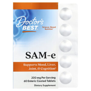 Doctors Best SAM-e 200 mg 60 Comprimidos de Revestimento Entérico