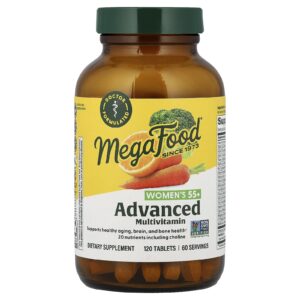 MegaFood Mulheres Acima de 55 Anos Multivitamínico Avançado 120 Comprimidos