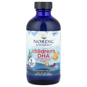 Nordic Naturals Childrens DHA™ Idades 1+ Morango 237 ml (8 fl oz)